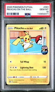 PSA 10 PIKACHU ON THE BALL