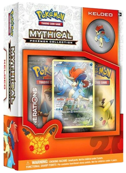 Mythical Keldeo Collection Box