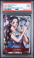 PSA 9 NICO ROBIN JAPANESE 25TH ANNIVERSARY