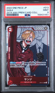 PSA 9 SANJI JAPANESE 25TH ANNIVERSARY