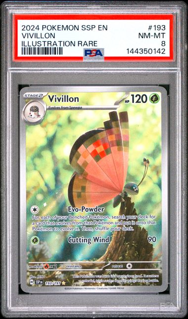 PSA 8 VIVILLON SURGING SPARKS
