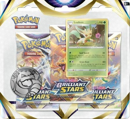 Brilliant Stars Leafeon 3-Pack Blister