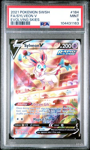 PSA 10 FA/SYLVEON V EVOLVING SKIES