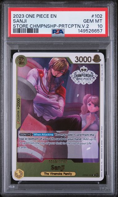 PSA 10 SANJI