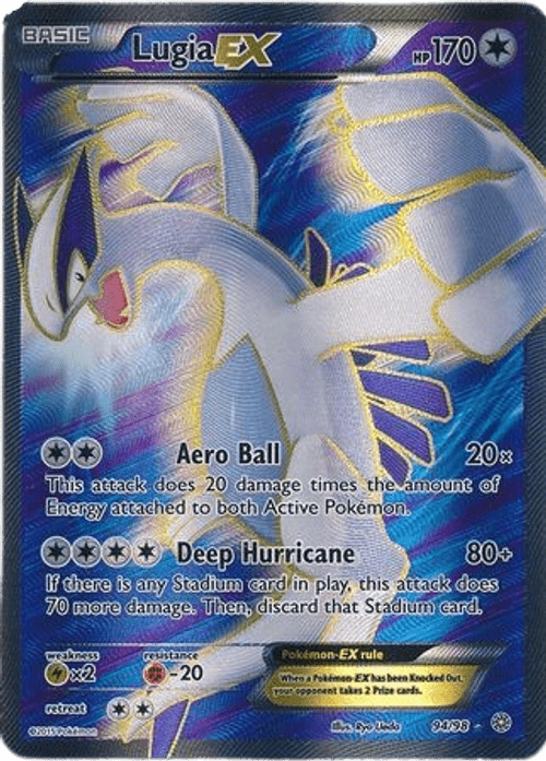 Lugia EX - 94/98 - Full Art Ultra Rare - ZardoCards