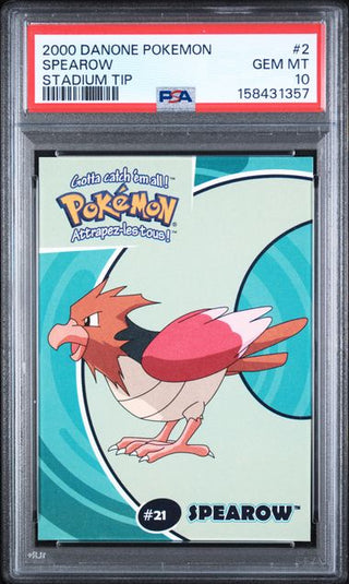 PSA 10 SPEAROW 2/40 STADIUM TIP