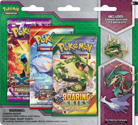 Mega Rayquaza Pin 3-pack Blister - ZardoCards