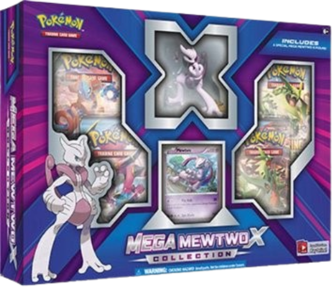 Mega Mewtwo X Figure Collection Box