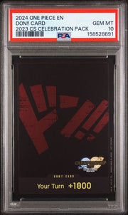 PSA 10 CHAMPIONSHIP 2023 CELEBRATION PACK DON!! CARD