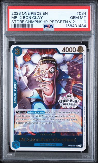 PSA 10 MR. 2 BON CLAY STORE CHMPNSHP-PRTCPTN.V.2