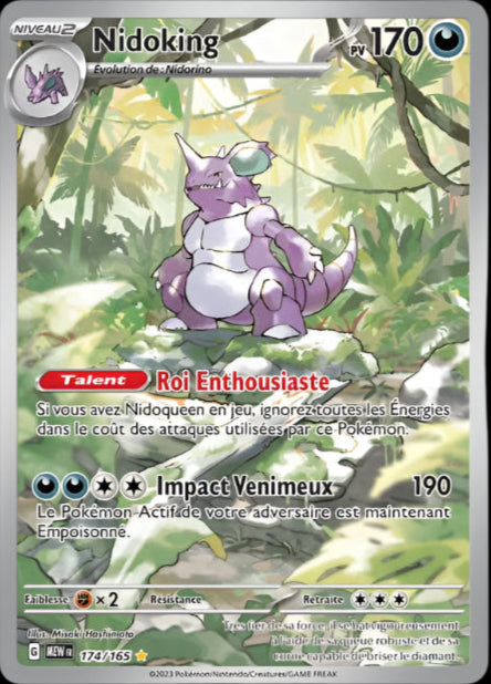 Nidoking - 174/165 - Illustration Spéciale Rare French