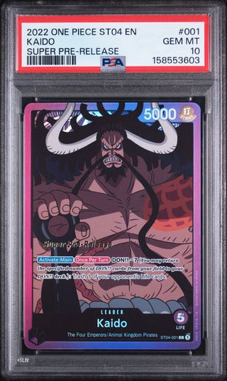 PSA 10 KAIDO SUPER PRE-RELEASE