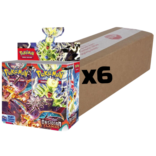 Pokemon Scarlet & Violet Obsidian Flames Booster 6 Box Case