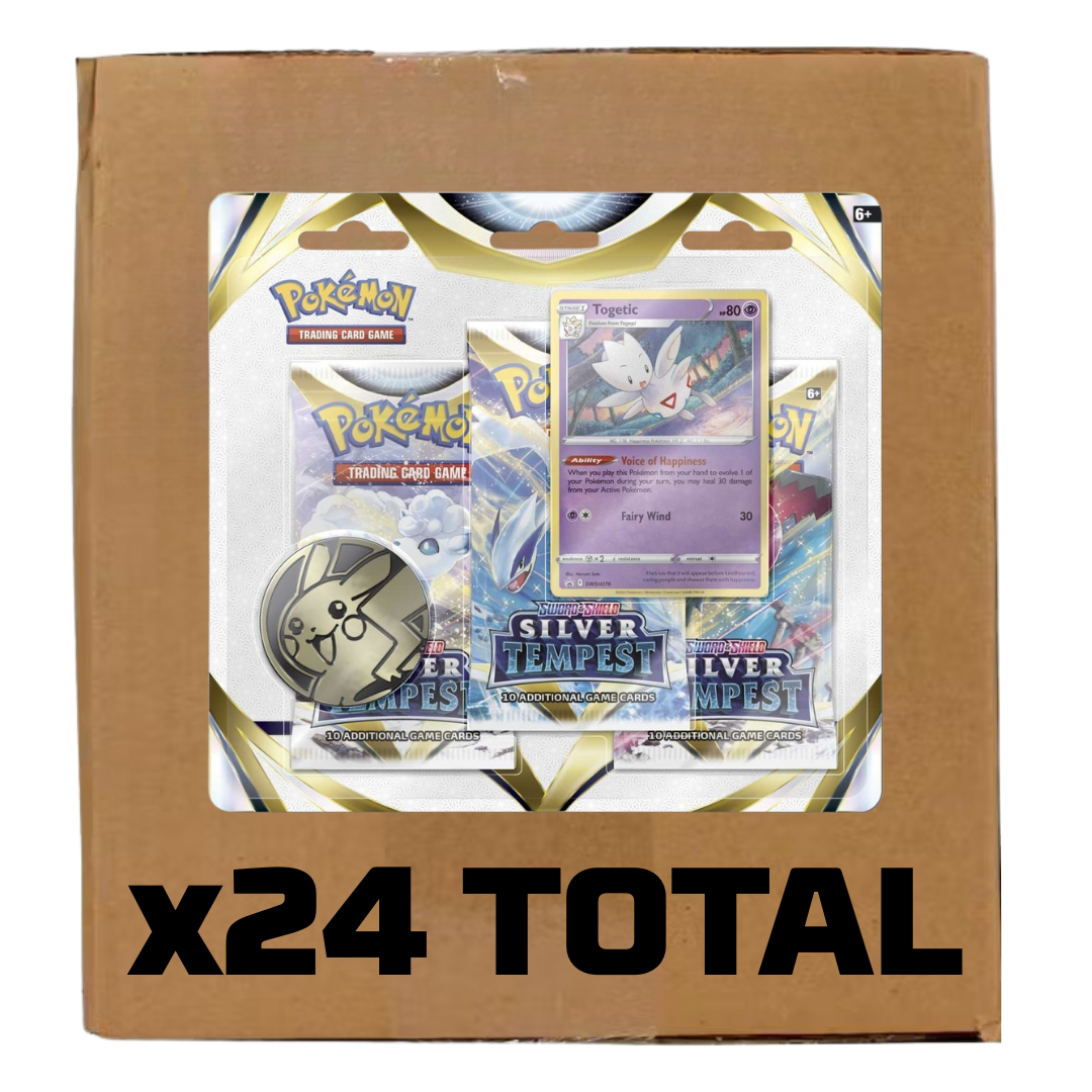 Sealed Case Silver Tempest 3-Pack Blister (x24)