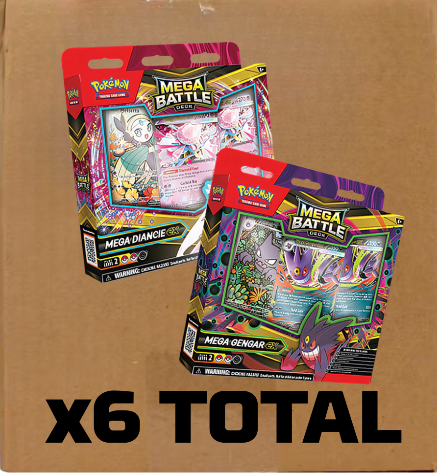 Sealed Case Rival Battle Deck Gengar / Mega Diancie (3 of each)