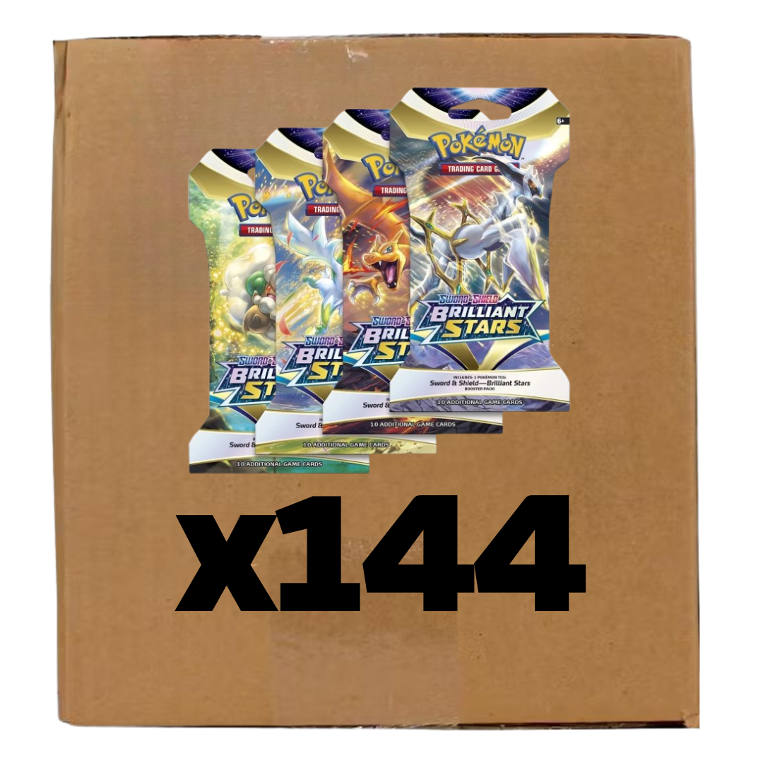 Sealed Case Brilliant Stars Sleeved Pack