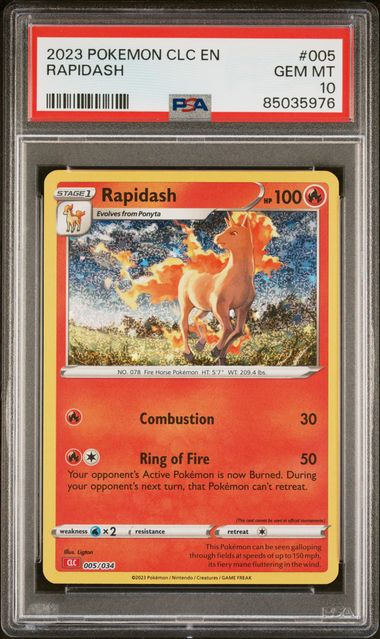 PSA 10 RAPIDASH CHARIZARD & HO-OH ex DECK