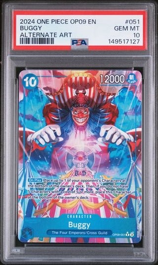 PSA 10 BUGGY AA OP09-EMPERORS IN THE NEW WORLD