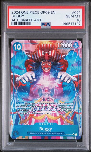 PSA 10 BUGGY AA OP09-EMPERORS IN THE NEW WORLD