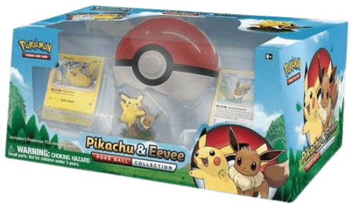 Pikachu & Eevee Poke Ball Collection Box - ZardoCards