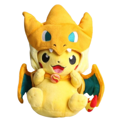 Pikachu In Charizard Suit Plushy