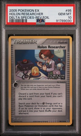 PSA 10 HOLON RESEARCHER DELTA SPECIES-REV.FOIL