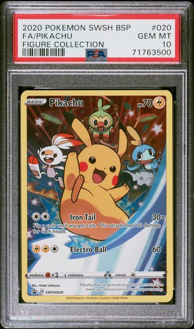 PSA 10 PIKACHU FIGURE COLLECTION SWSH