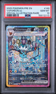 PSA 10 VAPOREON ex SPECIAL ILLUSTRATION RARE