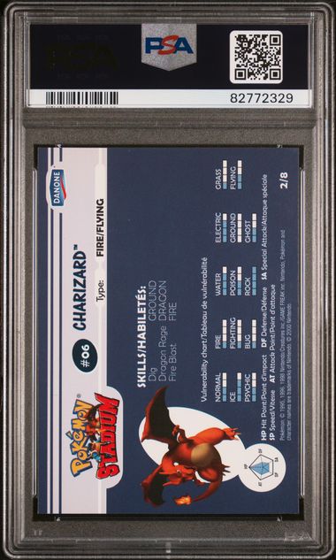 PSA 10 CHARIZARD STADIUM TIP SHINY GOLD