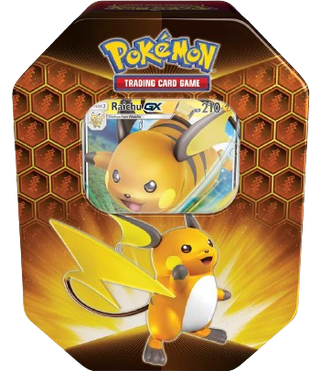 Raichu Gx Elemental Power Tin
