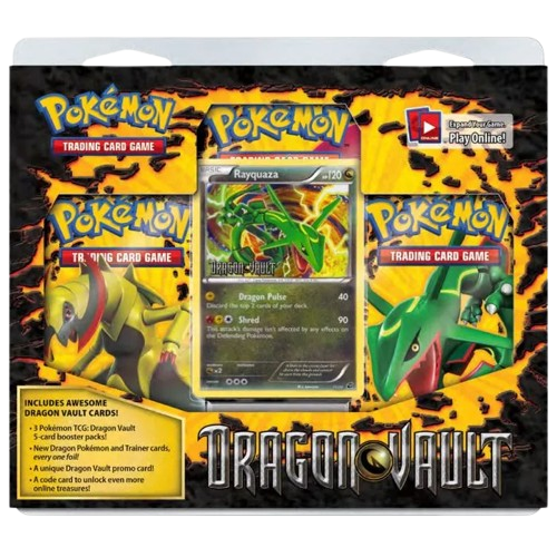 Dragon Vault Rayquaza 3-Pack Blister