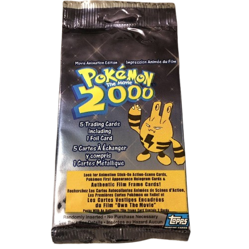 Pokemon The Movie 2000 Sealed Booster Pack