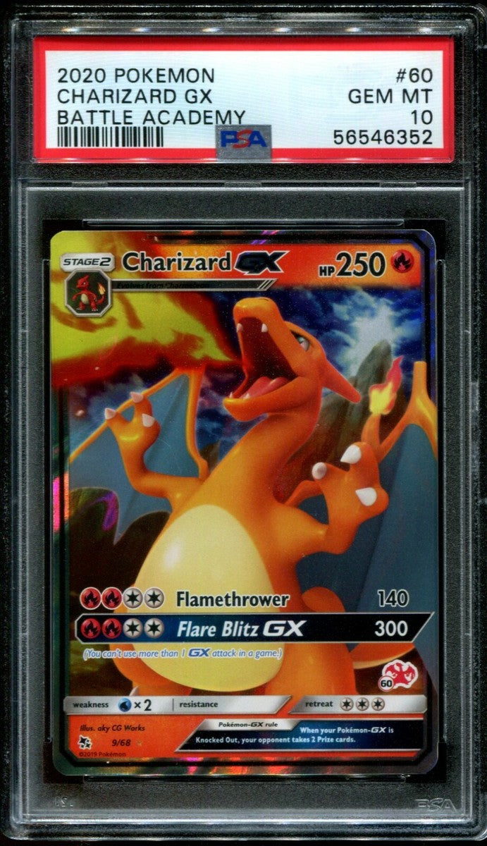 PSA 10 CHARIZARD GX BATTLE ACADEMY