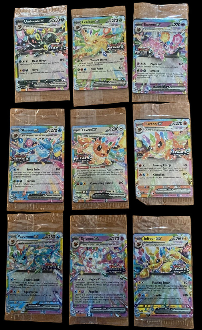 Eeveelutions Prismatic Evolution Stamp Sealed Promo Surprise Box