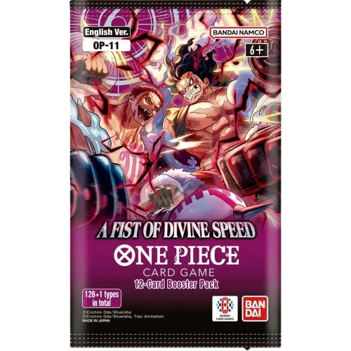 OP-11 A Fist Of Divine Speed One Piece Booster Pack