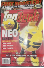 JANUARY 2001 Top Deck Magazine #14 POKEMON NEO GENESIS ELEKID MAGIC PACK SEALED