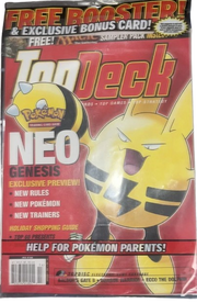JANUARY 2001 Top Deck Magazine #14 POKEMON NEO GENESIS ELEKID MAGIC PACK SEALED