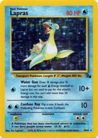 Lapras (10/62) - Fossil Unlimited Holofoil