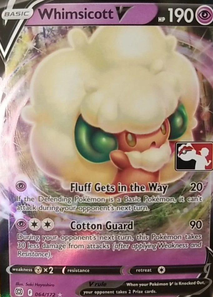 Whimsicott V - 064/172 - Prize Pack Stamped
