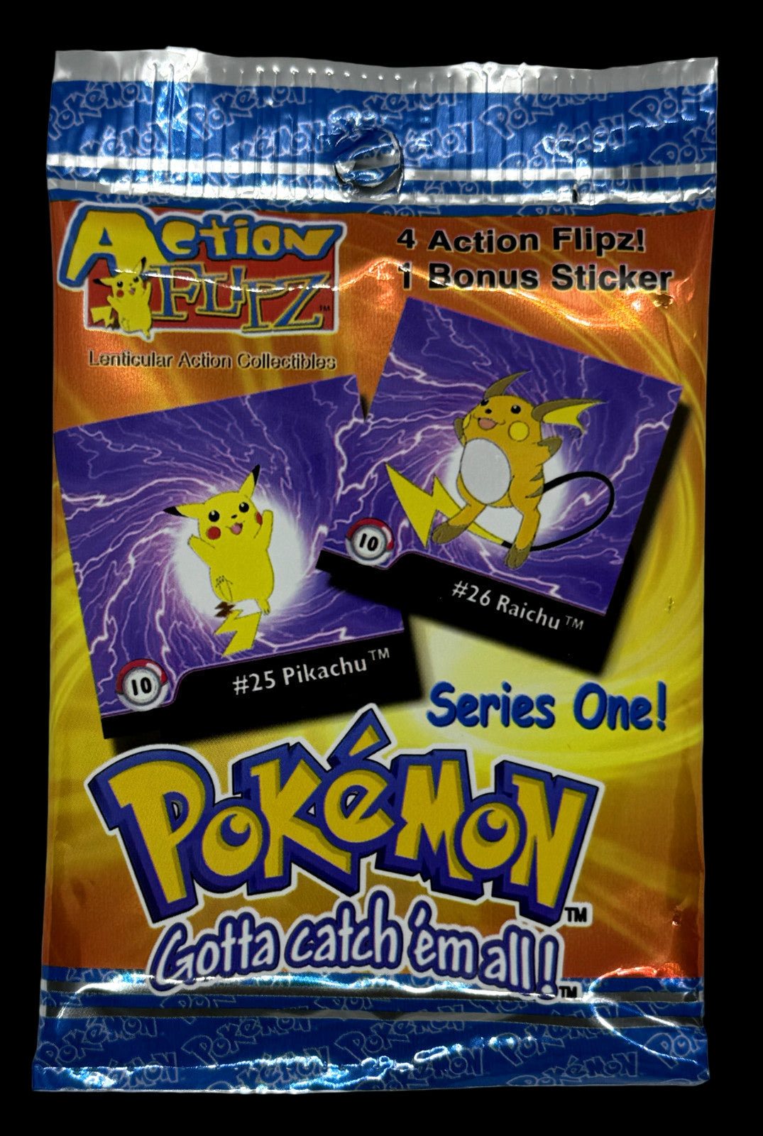 1999 Action Flipz Artbox Lenticular Booster Pack