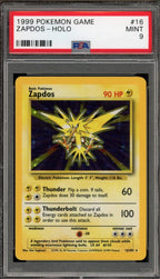 PSA 9 Zapdos Holo Base Set Unlimited