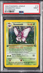 PSA 9 Venomoth Holo Jungle 1st Edition