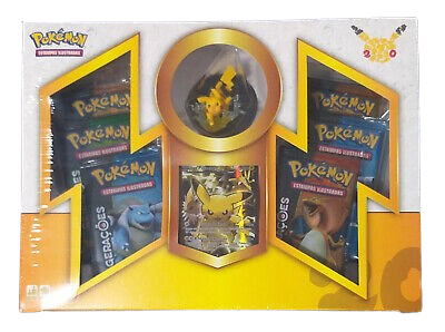 Portugese Coleção Red & Blue Pikachu EX Box