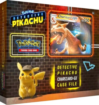 Detective Pikachu Charizard Gx Case File Box