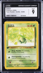 CGC 9 ODDISH TEAM ROCKET 1ST ED