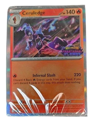 Ceruledge (Prerelease) (014) - Phantasmal Flame Promo SEALED