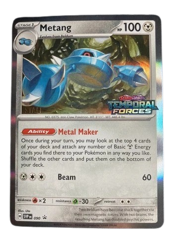 Metang - Scarlet & Violet Temporal Forces - Pre release STAFF Promo - SVP 090 (NM)