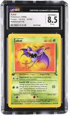 CGC 8.5 ZUBAT FOSSIL 1ST ED.