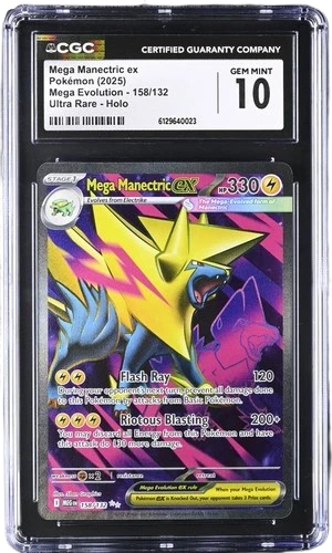 CGC 10 MEGA MANECTRIC EX MEGA EVOLUTION