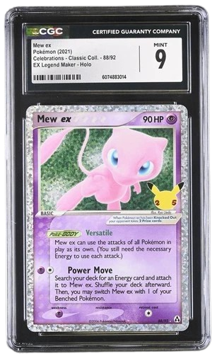 CGC 9 MEW EX CELEBRATIONS